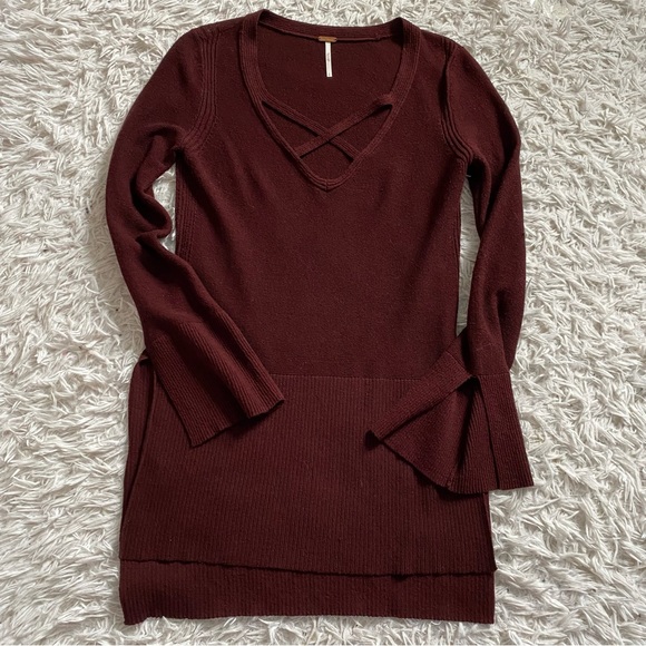 2/$20 FREE PEOPLE Criss Cross Tunic size S - Picture 9 of 10